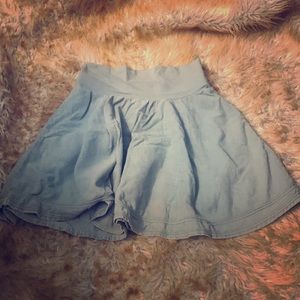 Corduroy mini skirt